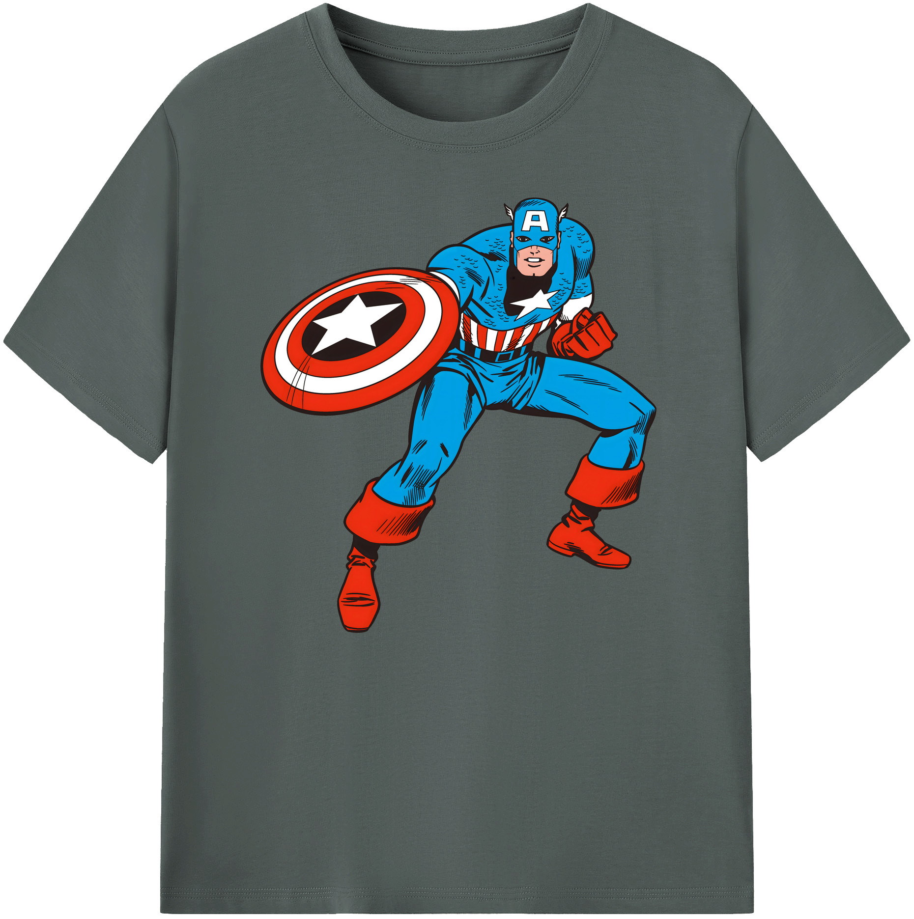 （画像用） アベンジャーズ The Avengers 綿100％ メンズ半袖Tシャツ｜肌触りやわらか＆通気性